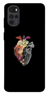 Чехол на Motorola Moto G22 Heart with flowers фото 1 из 1
