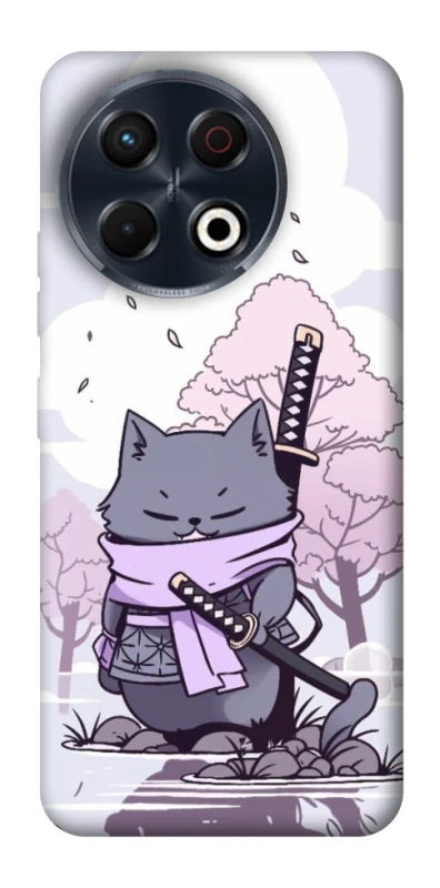 Чохол на TECNO Spark 30 Pro (KL7) Samurai cat фото 1 з 1