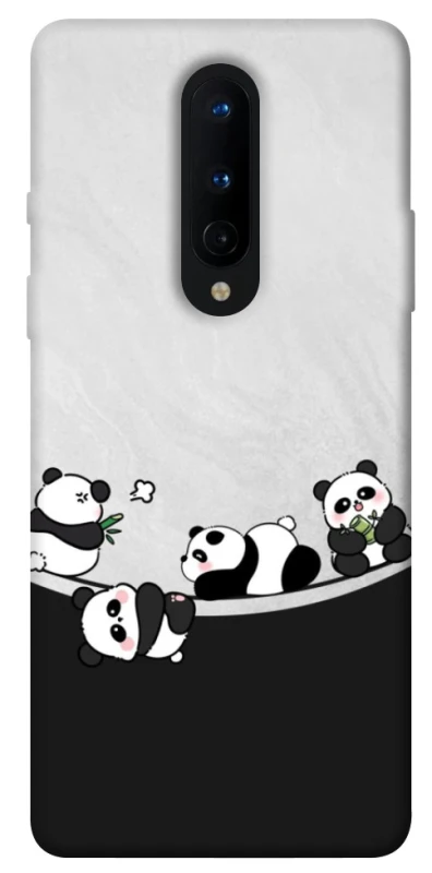Чохол на OnePlus 8 Four pandas фото 1 з 1
