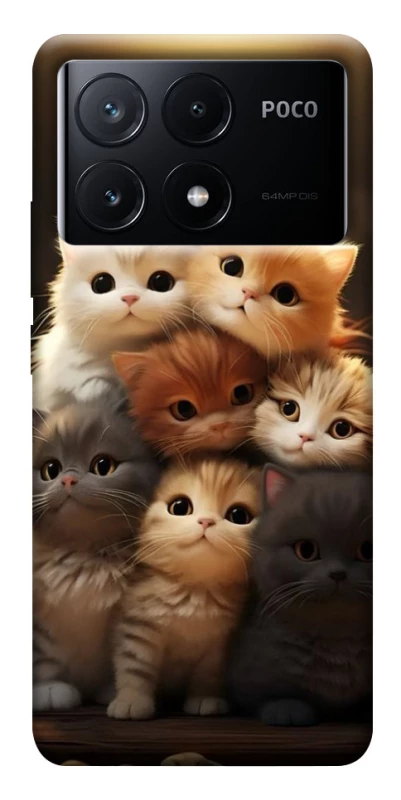 Чехол на Xiaomi Poco X6 Чехол Kittie Love v2 фото 1 из 1