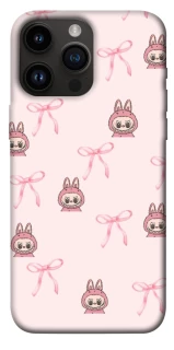 Чохол на Apple iPhone 14 Pro Max (6.7") Pink bows and Labubus фото 1 з 1