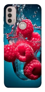 Чохол на Motorola Moto E40 Малинка у воді фото 1 з 1
