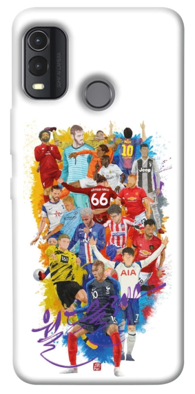 Чохол на Nokia G11 Plus Football Abstract v2 фото 1 з 1