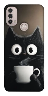 Чехол на Motorola Moto E40 morning cat фото 1 из 1