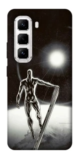 Чохол на Infinix Hot 50 Pro Срібний серфер фото 1 з 1