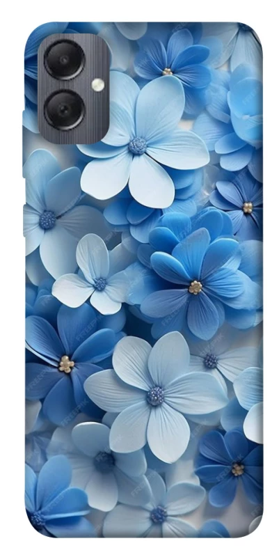 Чехол на Samsung Galaxy A05 Синие цветы фото 1 из 1