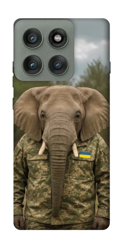 Чехол на Motorola Edge 60 Pro Слон защитник фото 1 из 1