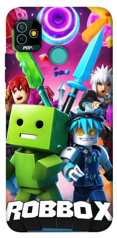Чехол на TECNO POP 5 Roblox gaming heroes фото 1 из 1