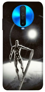 Чехол на Xiaomi Poco X2 Серебряный сёрфер фото 1 из 1