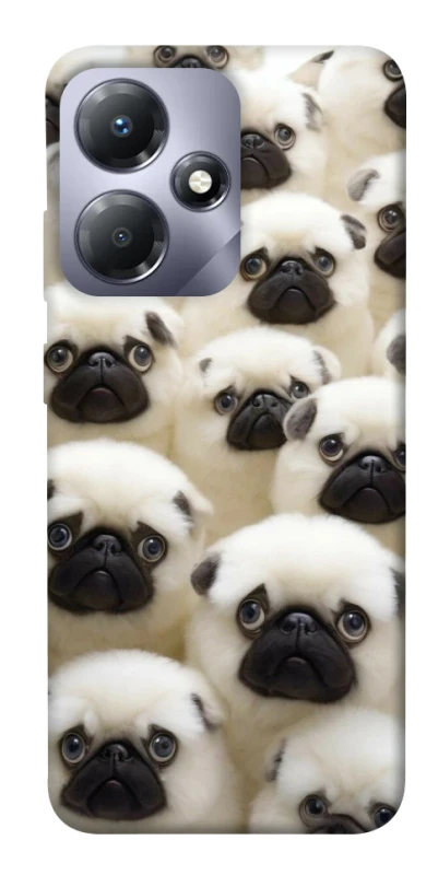 Чохол на Infinix Hot 30 Play Doggy Pug Love фото 1 з 1