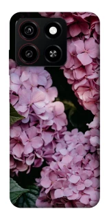 Чехол на ZTE Blade A35 4G Розовые гартензии фото 1 из 1