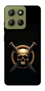 Чохол на Motorola Moto G15 4G Golden Skull фото 1 з 1