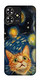 Чохол на ZTE Blade A73 4G paint cat фото 1 з 1
