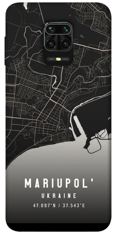 Чохол на Xiaomi Redmi Note 9s / Note 9 Pro / Note 9 Pro Max Mariupol map фото 1 з 1