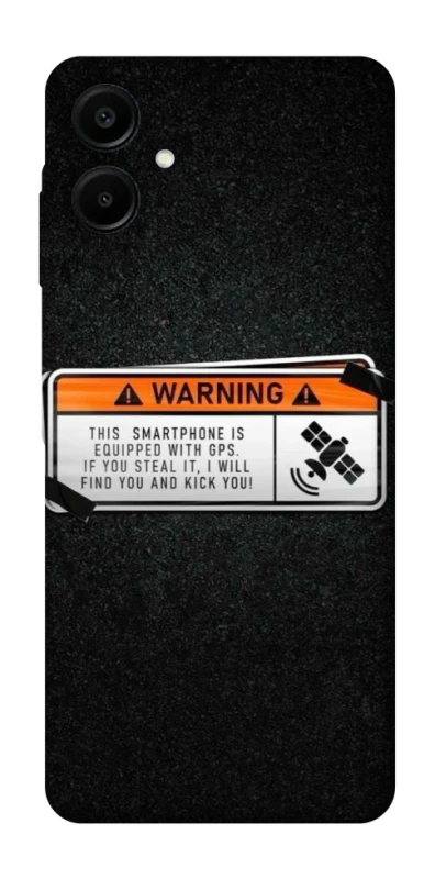 Чохол на Samsung Galaxy A07 Warning фото 1 з 1