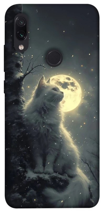 Чохол на Xiaomi Redmi Note 7 / Note 7 Pro / Note 7s Кіт під місяцем фото 1 з 1