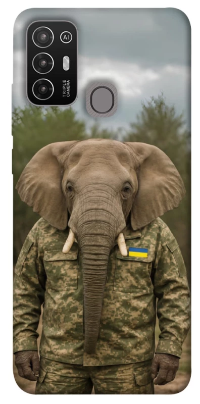 Чохол на ZTE Blade A52 Слон захисник фото 1 з 1
