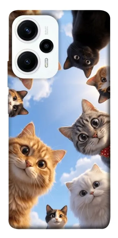 Чехол на Xiaomi Poco F5 / Note 12 Turbo Cats фото 1 из 1