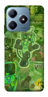 Чехол на Realme C63 Dandysworld tv green theme фото 1 из 1