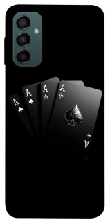 Чохол на Samsung Galaxy M34 5G Black Cards фото 1 з 1