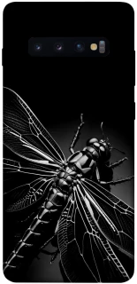 Чехол на Samsung Galaxy S10+ Black dragonfly фото 1 из 1