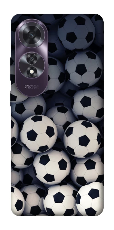 Чохол на Oppo A60 Футбольні м'ячи фото 1 з 1
