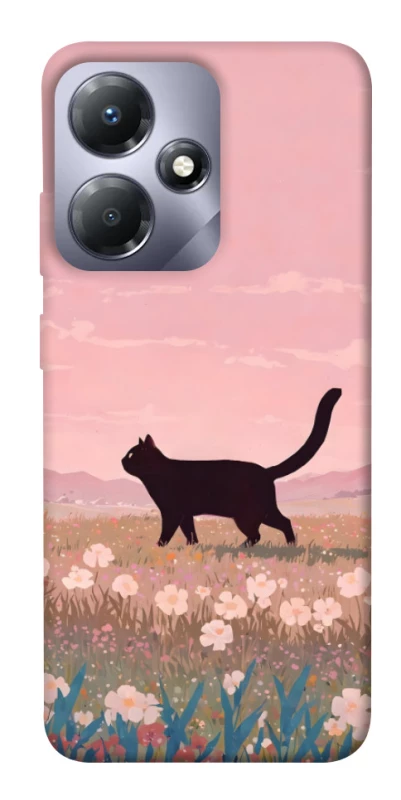 Чехол на Infinix Hot 30i cat on a field фото 1 из 1