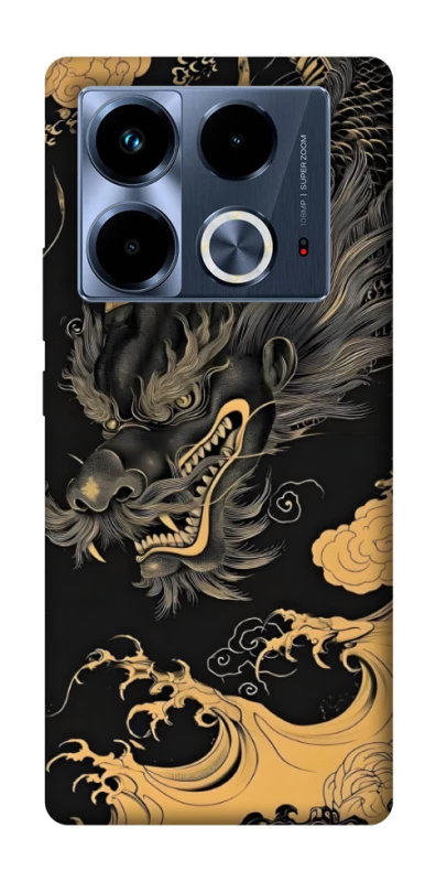 Чохол на Infinix Note 40 4G gold dragon фото 1 з 1