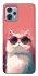 Чохол на Motorola Moto G23 Сat with glasses фото 1 з 1
