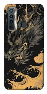 Чохол на TECNO Camon 17 gold dragon фото 1 з 1