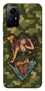 Чохол на Xiaomi Redmi Note 12S Military Waifu фото 1 з 1