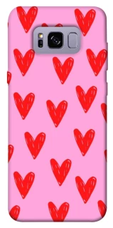 Чехол на Samsung G955 Galaxy S8 Plus Red hearts 2 фото 1 из 1