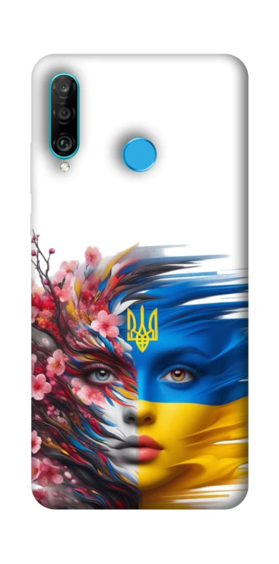 Чохол на Huawei P30 lite Flowering Ukraine фото 1 з 1
