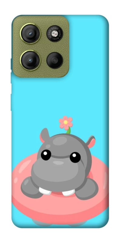 Чехол на Motorola Moto G15 4G Adopt Me Hippo Floatie фото 1 из 1