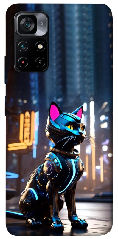 Чохол на Xiaomi Poco M4 Pro 5G Cyber cat фото 1 з 1