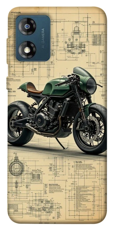 Чохол на Motorola Moto E13 Bike model фото 1 з 1
