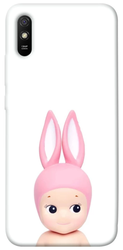 Чохол на Xiaomi Redmi 9A Minimal Bunny Peek фото 1 з 1