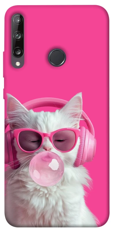 Чехол на Huawei P40 Lite E Pink kitty фото 1 из 1
