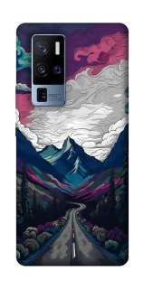Чехол на Vivo X50 Pro+ Нарисованные горы фото 1 из 1