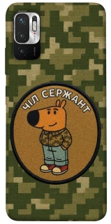 Чехол на Xiaomi Redmi Note 10 5G Чил сержант фото 1 из 1