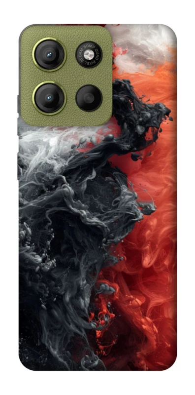 Чохол на Motorola Moto G15 4G Black and Red фото 1 з 1