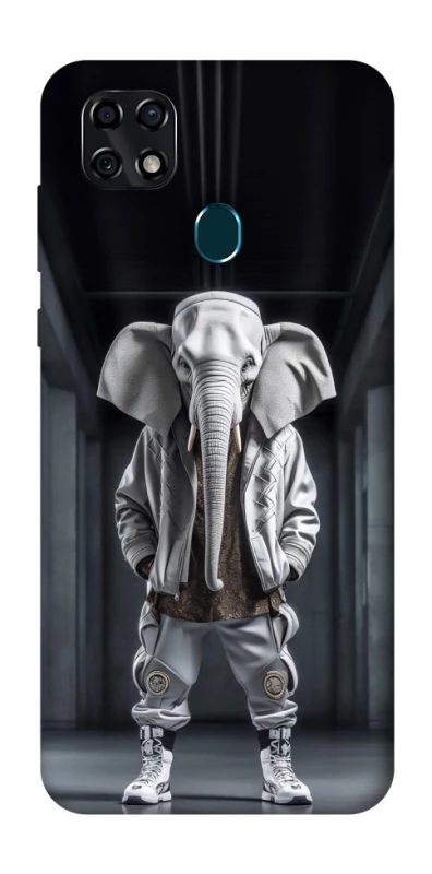 Чехол на ZTE Blade 20 Smart Слон v2 фото 1 из 1