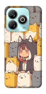 Чехол на ZTE Blade A75 4G Like a cat фото 1 из 1