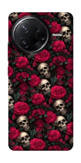Чехол на Infinix Note 50 Pro Черепа и розы фото 1 из 1