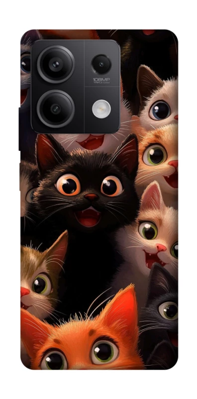 Чохол на Xiaomi Redmi Note 13 5G happy cats фото 1 з 1