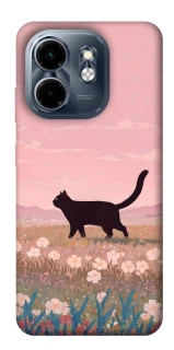 Чехол на Infinix Smart 9 4G / Hot 50i cat on a field фото 1 из 1