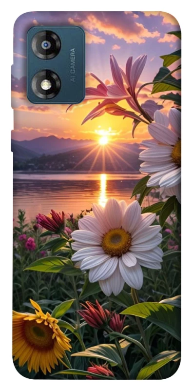 Чохол на Motorola Moto E13 Flowers v31 фото 1 з 1