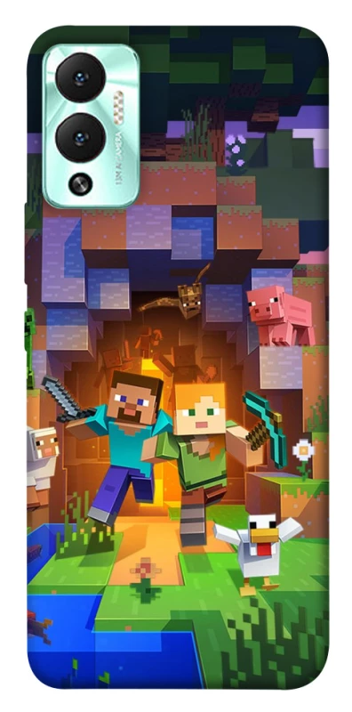 Чохол на Infinix Hot 12 Play Minecraft game фото 1 з 1