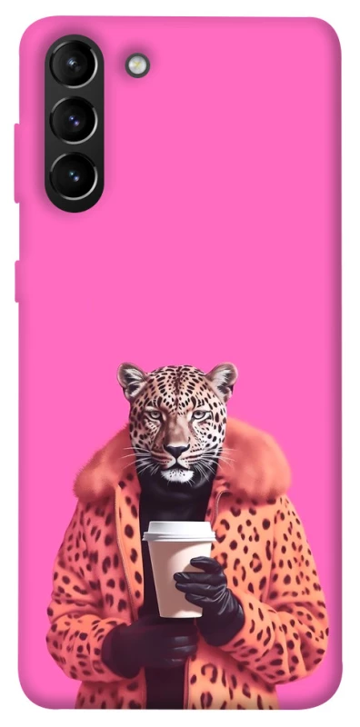 Чохол на Samsung Galaxy S21+ Леопард з кавою фото 1 з 1
