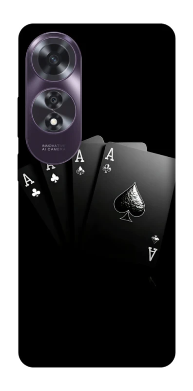 Чохол на Oppo A60 Black Cards фото 1 з 1